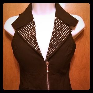 Sexy Biker Vest Sz S M Must See!